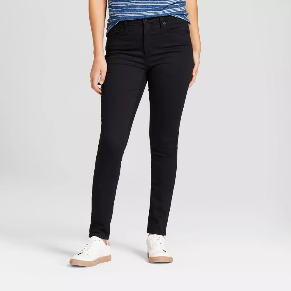 Universal Thread™ High-Rise Skinny Jeans - Black